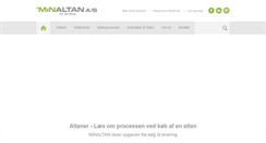 Desktop Screenshot of minaltan.dk