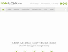 Tablet Screenshot of minaltan.dk